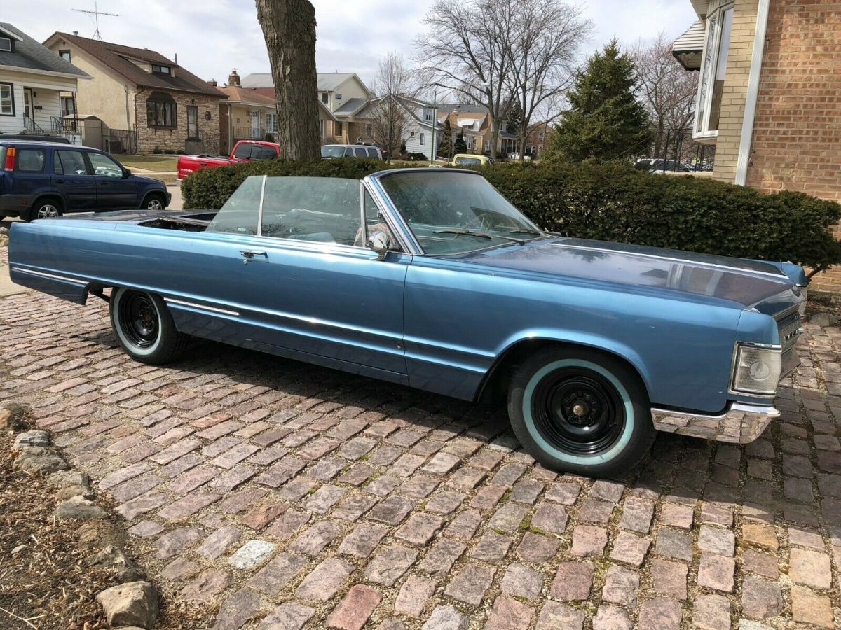 1967 Blue Chrysler Imperial Convertible