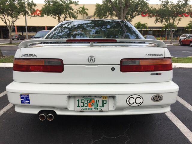 1992 White Acura Integra Hatchback