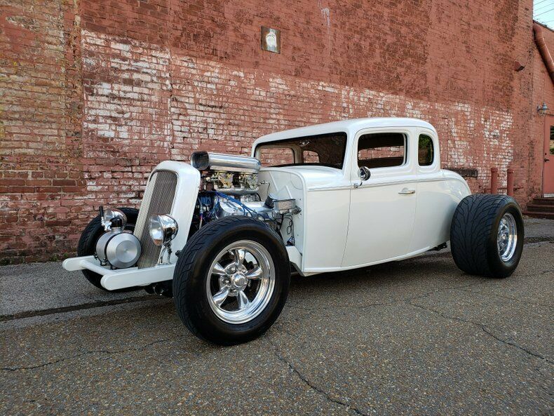 1932 White Ford Coupe Coupe