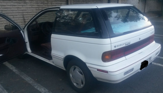 1992 White Ford Other Hatchback