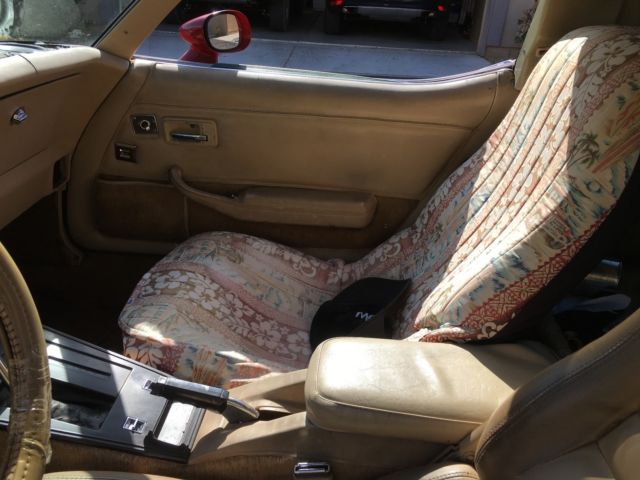 1980 Red Chevrolet Corvette