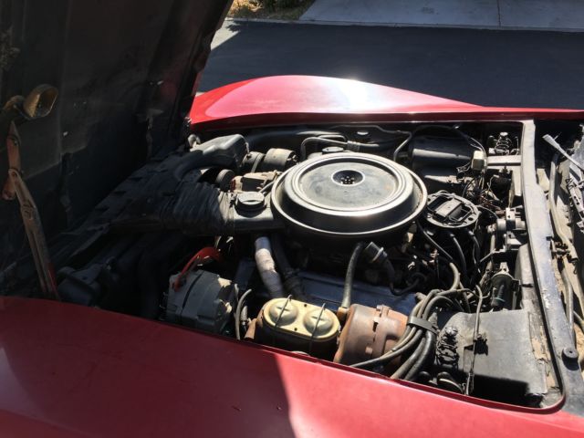 1980 Red Chevrolet Corvette