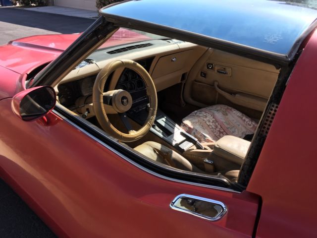 1980 Red Chevrolet Corvette