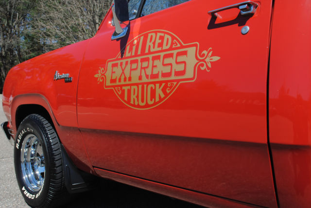 1979 Red Dodge Other Pickups Extended Crew Cab Pickup