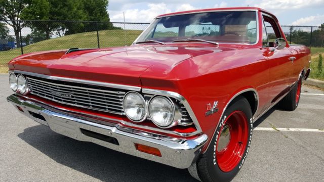 1966 Red Chevrolet El Camino
