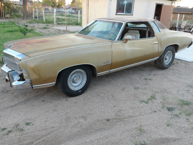 1973 Gold Chevrolet Monte Carlo
