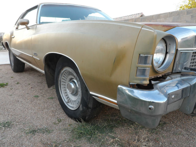1973 Gold Chevrolet Monte Carlo