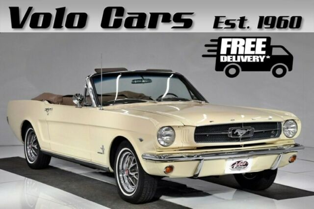 1965 Yellow Ford Mustang Convertible