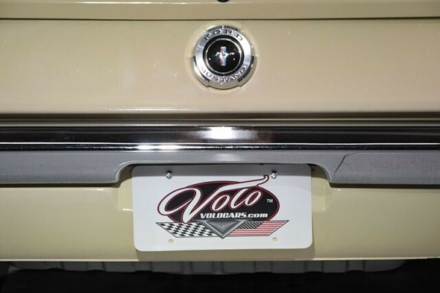 1965 Yellow Ford Mustang Convertible