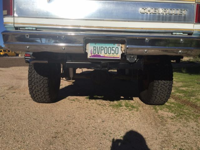 1977 Blue Chevrolet Blazer SUV