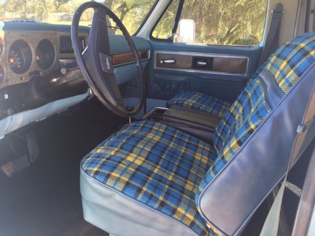 1977 Blue Chevrolet Blazer SUV