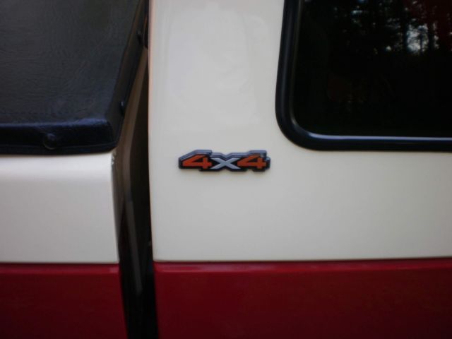 1988 Apple Red & Wheat Chevrolet S-10 Extended Cab Pickup