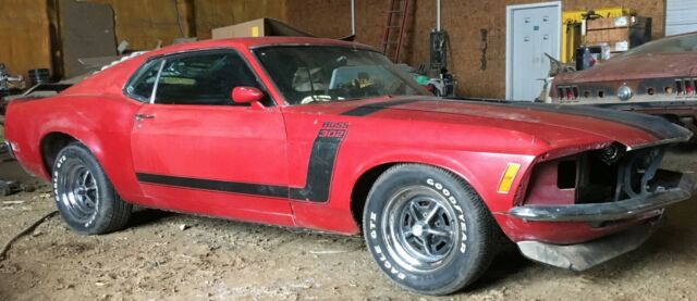 1970 Red Ford Mustang