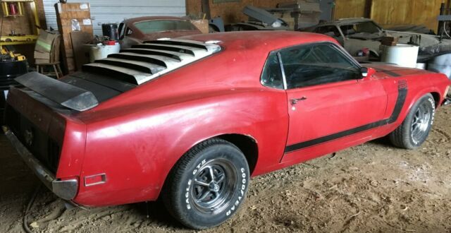 1970 Red Ford Mustang