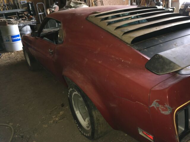 1970 Red Ford Mustang