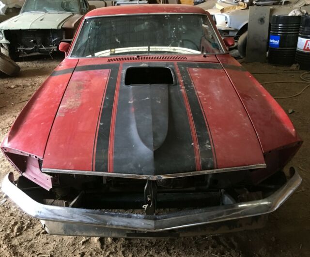 1970 Red Ford Mustang