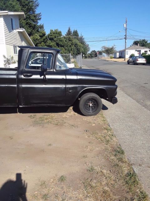 1963 Black Chevrolet C-10 Standard Cab Pickup