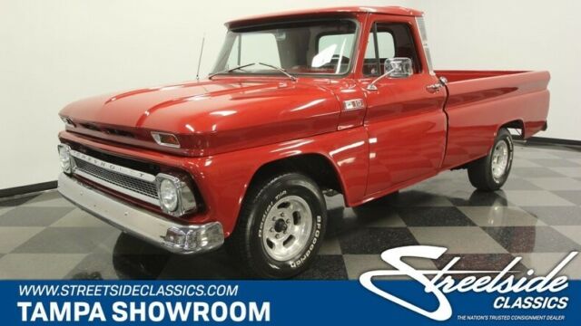 1965 Red Chevrolet C-10 Pickup Truck