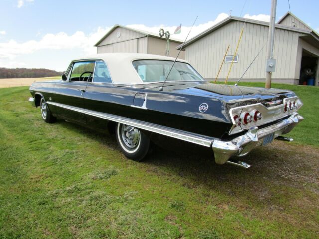 1963 Black Chevrolet Impala Coupe