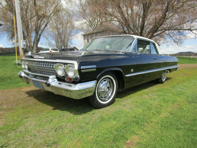 1963 Black Chevrolet Impala Coupe