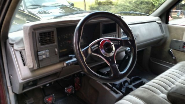 1991 burgandy Chevrolet Silverado 1500 Standard Cab Pickup