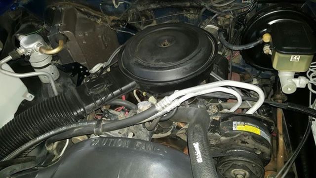 1985 Blue Chevrolet C-10 Standard Cab Pickup
