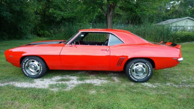 1969 Orange Chevrolet Camaro Coupe