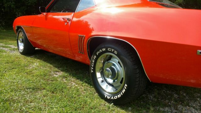 1969 Orange Chevrolet Camaro Coupe