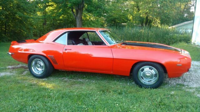 1969 Orange Chevrolet Camaro Coupe