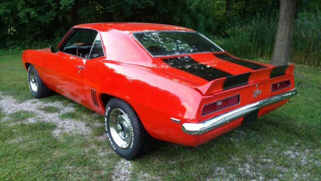 1969 Orange Chevrolet Camaro Coupe
