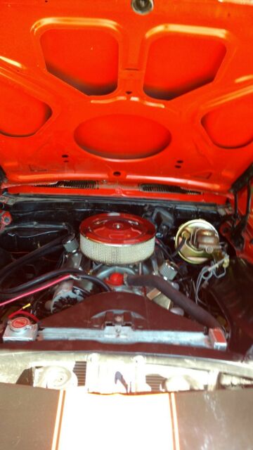 1969 Orange Chevrolet Camaro Coupe