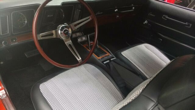 1969 Orange Chevrolet Camaro Coupe