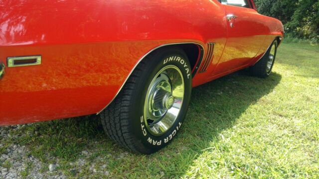 1969 Orange Chevrolet Camaro Coupe