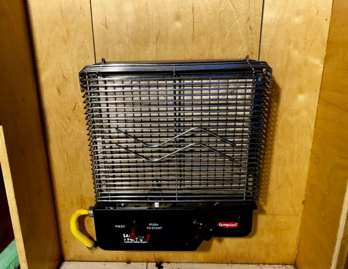 1976 White and Blue GMC C20 Van Camper