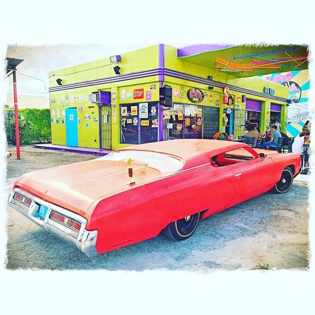 1972 Red Chevrolet Impala Coupe