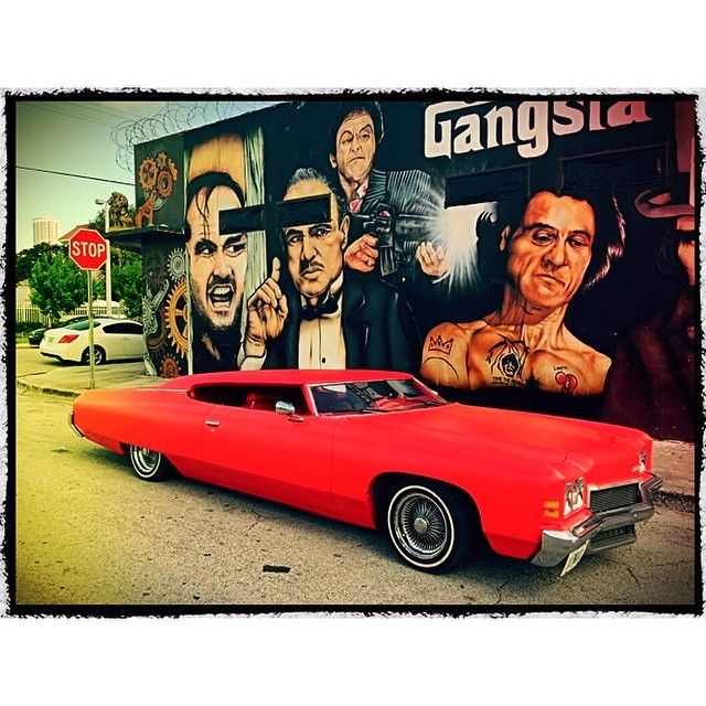 1972 Red Chevrolet Impala Coupe