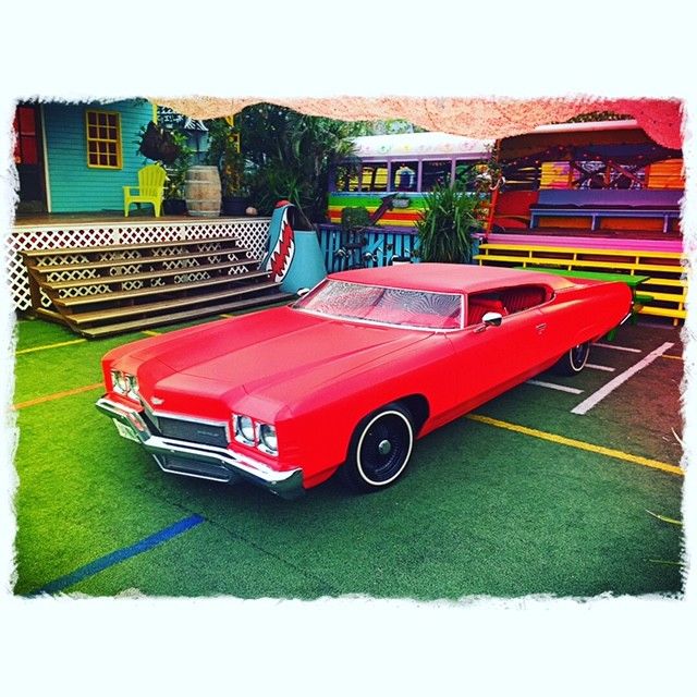 1972 Red Chevrolet Impala Coupe