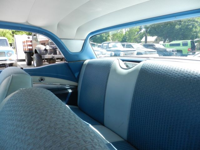1957 Starmist Blue and Colonial White Ford Fairlane Retractable Hardtop Convertible