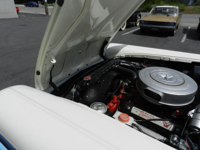 1957 Starmist Blue and Colonial White Ford Fairlane Retractable Hardtop Convertible