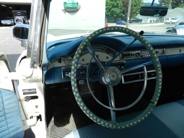 1957 Starmist Blue and Colonial White Ford Fairlane Retractable Hardtop Convertible