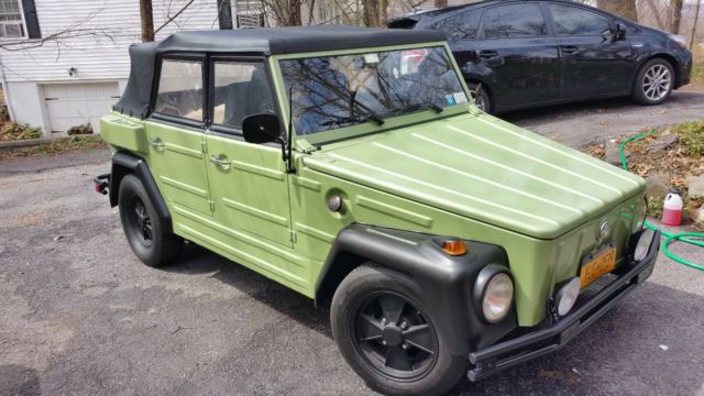 1974 Black Volkswagen Thing Convertible