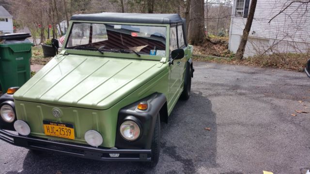 1974 Black Volkswagen Thing Convertible