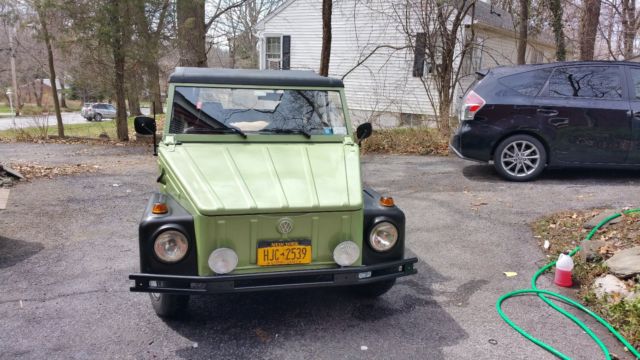 1974 Black Volkswagen Thing Convertible