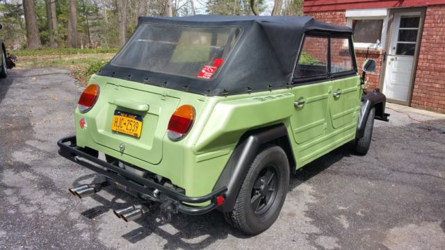 1974 Black Volkswagen Thing Convertible