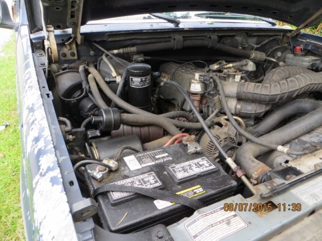 1993 Blue Ford Bronco