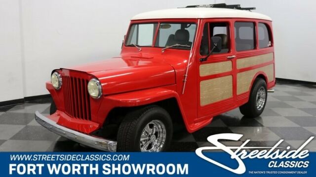 1947 Red Willys Wagon SUV
