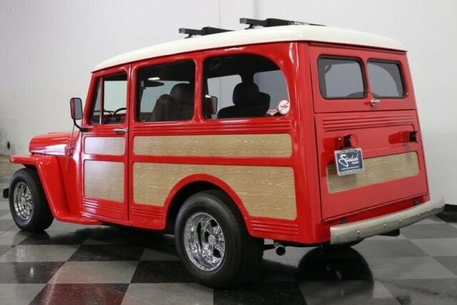 1947 Red Willys Wagon SUV