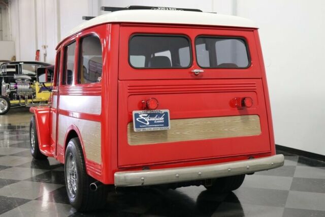 1947 Red Willys Wagon SUV