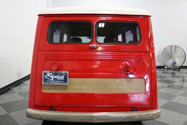 1947 Red Willys Wagon SUV
