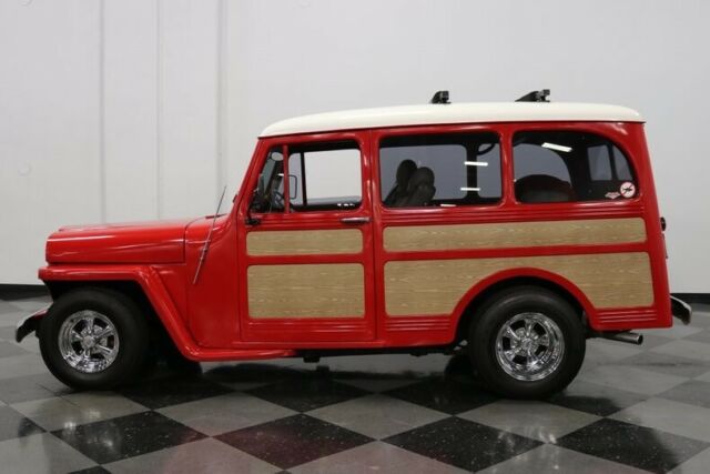 1947 Red Willys Wagon SUV